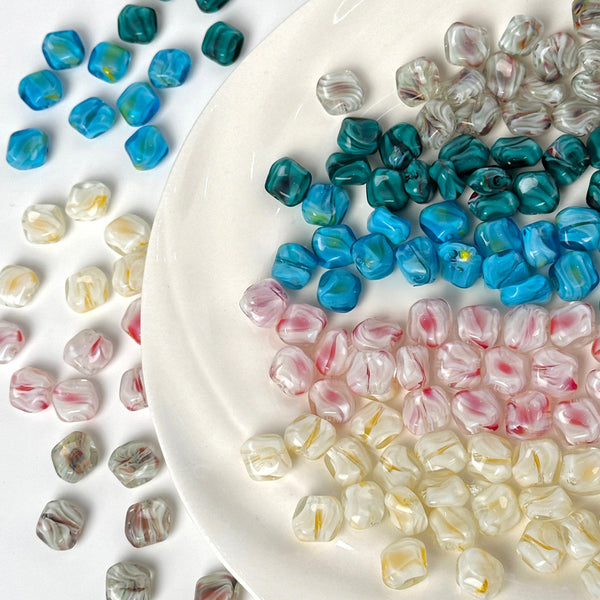 Colorful Glass Beads for DIY Crafting and Jewelry Making